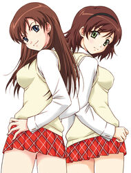  honma_natsume iseshima_aya seifuku tagme zettai_shougeki_platonic_heart 