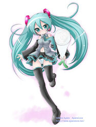  aqua_eyes aqua_hair aqua_necktie aqua_panties artist_name ayano_rena bare_shoulders black_skirt black_thighhighs blush boots breasts cameltoe closed_mouth collared_shirt detached_sleeves female food foreshortening frilled_shirt frills full_body grey_shirt hair_between_eyes hatsune_miku headphones headset holding holding_food holding_spring_onion holding_vegetable large_breasts long_hair looking_at_viewer navel necktie open_clothes open_shirt panties pleated_skirt shirt shoulder_tattoo skirt sleeveless sleeveless_shirt solo spring_onion striped_clothes striped_panties tattoo thigh_boots thighhighs tsurime twintails underwear upskirt vegetable very_long_hair vocaloid web_address white_background 