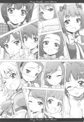  akizuki_ritsuko amami_haruka erect_nipples futami_ami futami_mami hagiwara_yukiho hoshii_miki idolmaster kikuchi_makoto kisaragi_chihaya minase_iori miura_azusa monochrome otonashi_kotori sin-go takatsuki_yayoi tiny_feather 