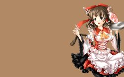  animal_ears catgirl hakurei_reimu nanairo tail touhou waitress 