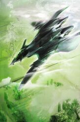  aircraft airplane commentary_request ffr-41mr fighter_jet highres jet military military_vehicle motion_blur no_humans scenery science_fiction sentou_yousei_yukikaze toi_kotori vehicle_focus 