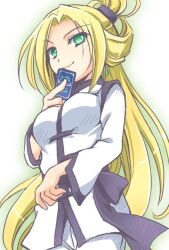  blonde_hair card cardfight!!_vanguard cardfight!!_vanguard_(cards) chinese_clothes green_eyes kourin_(cardfight!!_vanguard) long_hair source_request tatsunagi_kourin 