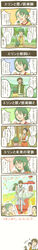  3girls 5boys bride check_translation commentary_request daz erin_(kemono_no_souja_erin) esal_(kemono_no_souja_erin) green_eyes green_hair highres ia-lu_(kemono_no_souja_erin) john_(kemono_no_souja_erin) kemono_no_souja_erin kirik_(kemono_no_souja_erin) multiple_boys multiple_girls ponytail soyon_(kemono_no_souja_erin) tall_image tomura_(kemono_no_souja_erin) translated translation_request 