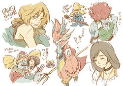  3boys 4girls brahne_raza_alexandros_xvi eiko_carol female final_fantasy final_fantasy_ix freija_crescent freya_crescent garnet_til_alexandros_xvii lolicon male multiple_boys multiple_girls salamander_coral vivi_ornitier wain wain08 zidane_tribal 