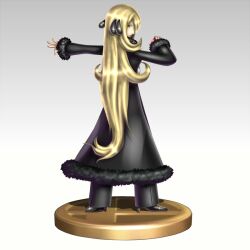  blonde_hair female gonzarez pokemon shirona_(pokemon) super_smash_bros. trophy 