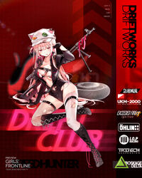  :q animal_hat asymmetrical_legwear black_footwear black_gloves black_jacket black_leotard blowing_bubbles boots breasts character_name chewing_gum cleavage cross-laced_footwear damaged dsmile earrings female fishnet_thighhighs fishnets floating_hair full_body girls&#039;_frontline gloves gun hat heart heart_earrings high_heel_boots high_heels highres holding holding_gun holding_weapon jacket jewelry knee_boots lace-up_boots large_breasts leotard long_hair long_sleeves looking_at_viewer mismatched_legwear multiple_straps official_alternate_costume official_art open_clothes open_jacket pink_hair promotional_art red_eyes shrug_(clothing) sidelocks sitting solo thigh_strap thighhighs tongue tongue_out ukm-2000 ukm-2000_(breakneck_whirlwind)_(girls&#039;_frontline) ukm-2000_(girls&#039;_frontline) weapon wheel white_legwear zipper_leotard 