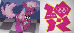  80&#039;s_theme bandana braces button_(disambiguation) cheerilee_(mlp) clothing equid equine female friendship_is_magic glowstick hair hasbro horse kerchief legwear mammal multicolored_hair my_little_pony olympics pony stockings 