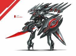  commentary_request gia gun mecha no_humans original robot shield sword weapon 