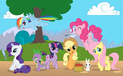  applejack_(mlp) better_version_at_source blonde_hair blue_eyes chano-kun cutie_mark dragon equid equine female feral fluttershy_(mlp) friendship_is_magic fur green_eyes group hair hasbro horn horse long_hair male mammal multicolored_hair my_little_pony mythological_creature mythological_equine mythological_scalie mythology pegasus pink_body pink_eyes pink_fur pink_hair pinkie_pie_(mlp) pony purple_body purple_eyes purple_fur purple_hair rainbow_dash_(mlp) rainbow_hair rarity_(mlp) scalie short_hair spike_(mlp) twilight_sparkle_(mlp) two_tone_hair unicorn wings 