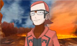  1boy animated animated glasses male male_focus matsubusa_(pokemon) matsubusa_(pokemon)_(remake) nintendo pokemon pokemon_(game) pokemon_oras solo team_magma uniform 