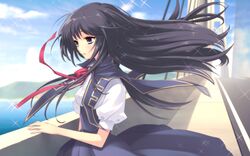  flyable_heart game_cg kimi_no_nagori_wa_shizuka_ni_yurete noizi_ito shirasagi_mayuri unisonshift 