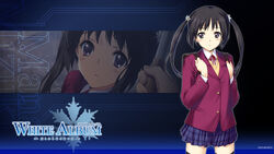  kawata_hisashi mizuki_mana tagme wallpaper white_album 