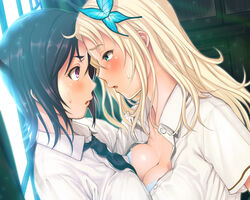  boku_wa_tomodachi_ga_sukunai cropped kashiwazaki_sena mikazuki_yozora oretoreon shoujo_ai 