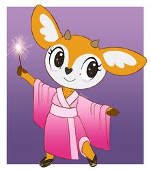  2020 aggretsuko antelope anthro asian_clothing bovid breasts cleavage clothed clothing digital_media_(artwork) east_asian_clothing female footwear fully_clothed fur gazelle hi_res hooves horn japanese_clothing looking_at_viewer mammal multicolored_body multicolored_fur obi pyritie sanrio simple_background small_horn smile solo sparkler standing thomson&#039;s_gazelle true_antelope tsunoda_(aggretsuko) two_tone_body two_tone_fur yukata zori 