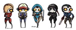  android animal apex_legends ash&#039;s_rat_(apex_legends) ash_(rainbow_six_siege) ash_(rainbow_six_siege)_(cosplay) ash_(titanfall_2) ash_crimson ash_crimson_(cosplay) ash_ketchum_(cosplay) ashley_j_williams ashley_j_williams_(cosplay) baseball_cap black_hair black_headwear black_vest blue_jacket chainsaw cosplay crossover english_commentary evil_dead gun hat highres holding holding_animal holding_chainsaw holding_gun holding_sword holding_weapon hood hood_up jacket miyan_(oceanmaiden) mouse_(animal) multiple_views name_connection pokemon pokemon_(anime) rainbow_six_siege red_jacket satoshi_(pokemon) shotgun sword the_king_of_fighters vest weapon 