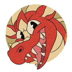  1:1 2017 crim_(crimsonnight222) dragon headshot_portrait icon may825 mythological_creature mythological_scalie mythology portrait red_body red_scales scales scalie solo 