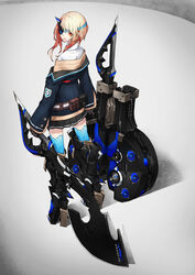  eyepatch mecha_musume tagme thighhighs yucca-612 