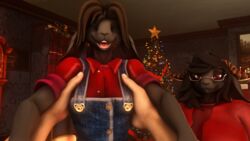  16:9 3d_(artwork) anthro bovid caprine caprine_demon christmas clothing daughter_(lore) demon digital_media_(artwork) eyewear family father_(lore) father_and_child_(lore) father_and_daughter_(lore) female first_person_view glasses goat goat_demon group happy hi_res holidays human husband_and_wife krampus lolicon looking_at_viewer male mammal married_couple mother_(lore) mother_and_child_(lore) mother_and_daughter_(lore) parent_(lore) parent_and_child_(lore) parent_and_daughter_(lore) rule_63 sanguine_paladin smile source_filmmaker_(artwork) trio widescreen young 