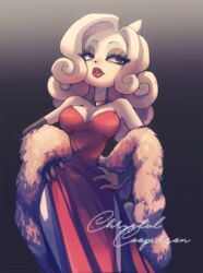  big_breasts breasts classy clothed clothing einnharder eliana55226838 eulipotyphlan female glamorous hedgehog hi_res jewelry lipstick makeup mammal necklace solo thick_thighs wide_hips 