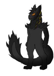  absurd_res alien alpha_channel anthro black_body black_fur braided_hair fan_character fever_dream_(artist) fur hair hi_res jorlka_(fever_dream) male mammal ribbons skalgan_(the_nature_of_predators) solo tail tail_tuft the_nature_of_predators tuft venlil_(the_nature_of_predators) wool_(fur) 