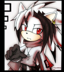  alternative_fashion ann-jey belt clothing confusion dero_the_hedgehog ear_piercing eulipotyphlan fan_character hedgehog jewelry latex looking_at_viewer male mammal necklace pamf piercing punk red_eyes scarf sega solo sonic_the_hedgehog_(series) white_body 