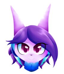  2018 alpha_channel anthro aquatic_dragon big_eyes black_nose blue_clothing clothed clothing dragon duskyumbreon earwear eye_through_hair eyebrow_through_hair eyebrows eyelashes eyeliner female freedom_planet front_view galaxytrail glistening glistening_eyes hair headgear headshot_portrait hi_res horn hybrid looking_at_viewer makeup mammal marine mythological_creature mythological_scalie mythology pink_body pink_eyes pink_horn pink_pupils portrait pupils purple_body purple_eyes purple_hair purple_pupils sash_lilac scalie shaded signature simple_background smile smiling_at_viewer solo translucent translucent_hair transparent_background 