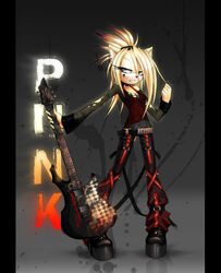  ann-jey anthro belt black_bars boots clothed clothing eulipotyphlan fan_character female fishnet_clothing fishnet_shirt fishnet_topwear footwear fur gitz_the_hedgehog guitar hedgehog latex leather mammal musical_instrument musician pillarbox plucked_string_instrument renegadeth rock_star rocker sega shirt skimpy solo sonic_the_hedgehog_(series) spandex string_instrument tight_clothing topwear torn_clothing y2k_(graphic_design) yellow_body yellow_eyes yellow_fur 