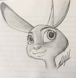  disney female hi_res judy_hopps lagomorph leporid mammal nikkoriart pencil_(disambiguation) pyocolaxsama rabbit zootopia 