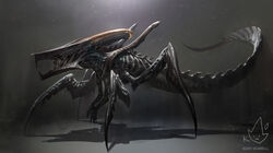  alien alien_(franchise) ambiguous_gender arthropod blade bodily_fluids dream drooling eyeless hybrid koryface monster multi_leg multi_limb nightmare_fuel nonhumanoid open_mouth saliva solo starship_troopers tail tail_blade warrior_bug weapon_tail xenomorph 