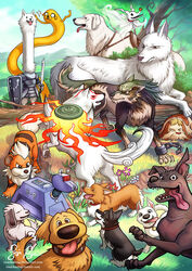  adventure_time akamaru amaterasu_(okami) ambiguous_gender anthro armor avatar:_the_last_airbender bird_dog bolt_(bolt) bolt_(film) british_broadcasting_corporation brown_eyes canid canine canis capcom cartoon_network claws clover_studio coco_(pixar) collar cowboy_bebop crossover cuff_(restraint) dante_(coco) deity disney doctor_who domestic_dog dug_(up) ein_(cowboy_bebop) female feral fire fur generation_1_pokemon german_shepherd ghibli gloves_(marking) golden_retriever grass group growlithe hairless hairless_dog harness heen_(hmc) herding_dog hi_res holding_melee_weapon holding_object holding_shield holding_sword holding_weapon howl&#039;s_moving_castle hunting_dog jake_the_dog k-9_(doctor_who) leg_markings lesser_dog looking_at_viewer machine male mammal markings melee_weapon mononoke_hime moro-no-kimi mount multicolored_body multicolored_fur naga_(korra) naruto nickelodeon nintendo okami_(capcom) open_mouth open_smile outside pastoral_dog pawpads pixar plant pokemon pokemon_(species) polar_bear_dog primitive_dog pronounced_browridge restraints retriever risachantag robot robot_dog rooster_teeth rwby saddle shackles shield signature size_difference smile socks_(marking) sword tan_body tan_fur text the_legend_of_korra the_legend_of_zelda the_nightmare_before_christmas toe_claws tongue tongue_out tree two_tone_body two_tone_fur undertale undertale_(series) up_(film) url weapon white_body white_fur wolf wolf_link xoloitzcuintli zero_(nightmare_before_christmas) zwei_(rwby) 