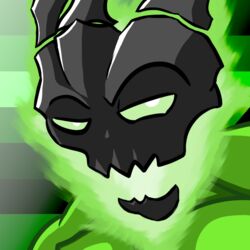  1:1 2020 big_eyes big_muscles black_mask cel_shading colored colored_fire digital_drawing_(artwork) digital_media_(artwork) fire front_view gay_thresh ghost green_background green_body green_eyes green_fire green_theme half-closed_eyes happy headshot_portrait humanoid league_of_legends looking_at_viewer male mask muscular muscular_humanoid muscular_male narrowed_eyes open_mouth open_smile pattern_background pecs portrait pupils riot_games shaded simple_background simple_lighting simple_shading smile solo spirit striped_background tencent thresh toony white_pupils 