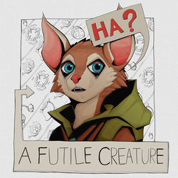  1:1 acorn anthro blue_eyes brown_body brown_fur bust_portrait cheek_tuft clothed clothing colored confusion english_text facial_tuft female food fruit fur gompami green_hood hi_res hood hoodwink_(dota) mammal nut_(fruit) open_mouth plant portrait rodent sciurid shaded solo speech_bubble text tree_squirrel tuft 