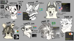  2024 absurd_res american_flag ananke_(solar_house) anthro arctic_fox brazilian_flag canid canine canis carme_(solar_house) croatian_flag dalmatian domestic_dog english_text euplerid fangs fossa fox fur group hair hermippe_(solar_house) herpestid hi_res husky madagascan_flag male mammal maned_wolf meerkat nordic_sled_dog nunavat_flag open_mouth pasiphae_(solar_house) photo red_fox sinope_(solar_house) solar_house south_african_flag spitz swedish_flag teeth text thebe_(solar_house) themisto_(solar_house) true_fox united_states_of_america vanadiumvalor whiskers 