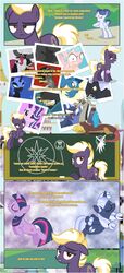  absurd_res anthro bangs bored bovid bracelet caprine chalk chalkboard chimera closed_eyes cozy_glow_(mlp) cutie_mark dialogue discord_(mlp) draconequus ears_flat ears_up earth_pony english_text equid equine estories facial_piercing female feral folded_wings friendship_is_magic frown grogar_(mlp) group hasbro hi_res history horn horse hourglass_(object) jewelry king_sombra_(mlp) lesson looking_at_viewer male mammal my_little_pony mythological_creature mythological_equine mythology necklace nightmare_moon_(mlp) nose_piercing nose_ring obsidian_(estories) open_mouth orb palmy_peace_(estories) pegasus photo piercing pony pony_of_shadows_(mlp) ring_piercing sibling_(lore) silverlay_(estories) sister_(lore) sisters_(lore) smile starlight_glimmer_(mlp) text tirek_(mlp) twilight_sparkle_(mlp) unicorn wildheart_(estories) wings 