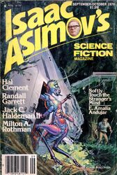  anthro arthropod barcode cover cover_art cover_page duo gun hi_res issac_asimov&#039;s_science_fiction_magazine magazine_cover male michael_whelan price ranged_weapon spacecraft vehicle weapon 