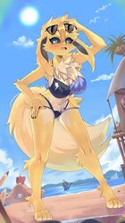  alolan_exeggutor alolan_form ambient_seagull anthro anthrofied beach big_breasts breasts chest_tuft day eeveelution eyewear eyewear_on_head female female_focus fluffy fluffy_tail fur generation_1_pokemon generation_2_pokemon generation_7_pokemon group gyarados hi_res jolteon long_ears looking_at_viewer nintendo outside palossand pokemon pokemon_(species) pokemorph psibunny regional_form_(pokemon) seaside sky solo_focus sun sunglasses sunglasses_on_head tail tuft umbreon water yellow_body yellow_fur 