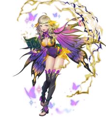  ahoge alternate_costume blonde_hair book boots breasts brown_eyes bug butterfly cape cleavage covered_navel detached_sleeves female fire_emblem fire_emblem_fates fire_emblem_heroes flower full_body gesoking gradient_clothes hair_ornament hand_up highres holding holding_book leaning_forward leotard lightning long_hair looking_away magic medium_breasts non-web_source official_art open_book open_mouth ophelia_(fire_emblem) ophelia_(resplendent)_(fire_emblem) shiny_clothes shiny_skin solo sparkle thigh_boots thighhighs thighs thorns toeless_footwear toes transparent_background wing_cape wings 