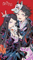  dress kamado_nezuko kamado_tanjirou kimetsu_no_yaiba susten+ 