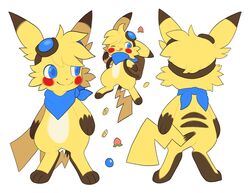  anthro anthrofied backpack chibi coin eyewear generation_1_pokemon goggles male nintendo orb pikachu poison_berry poke_puff pokemon pokemon_(species) pokemon_mystery_dungeon pokemorph scarf smile solo spike_chunsoft unknown_artist 