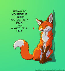  2015 ambiguous_gender canid canine english_text eosfoxx feral fox green_background heart_symbol mammal red_fox simple_background solo text true_fox url 