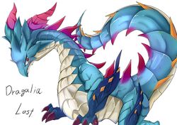  blue_body blue_scales carnivorous_owl cygames dragalia_lost dragon female hi_res ichthyosaur marine mercury_(dragalia_lost) multicolored_body multicolored_scales mythological_creature mythological_scalie mythology nintendo reptile scales scalie solo 