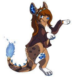  2012 aliasing alpha_channel ambiguous_gender anthro blue_eyes blue_fire blue_inner_ear blue_nose blue_pawpads blue_spikes bottomless brown_body brown_clothing brown_fur brown_hair brown_jacket brown_topwear canid canine cel_shading cheetah clothed clothing colored_fire digital_drawing_(artwork) digital_media_(artwork) digitigrade ear_piercing eyewear eyewear_on_head felid feline fire flaming_tail fox full-length_portrait fur goggles goggles_on_head hair handpaw hindpaw hybrid hyena industrial_piercing jacket leopard_spots mammal microsoft_paint_(artwork) open_clothing open_jacket open_topwear partially_clothed pawpads paws piercing portrait sebdoggo semi-anthro shaded simple_background snout solo spiked_tail spikes spikes_(anatomy) spots spotted_inner_ear spotted_nose spotted_pawpads tail topwear transparent_background white_body white_fur 