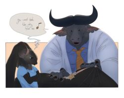  alpha_channel anthro balus balus_bubalis bat bovid bovine duo gregarity hi_res male male/male mammal medical physiotheraphy singing true_buffalo water_buffalo 