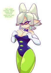  2017 alpha_channel animal_humanoid breasts cephalopod cephalopod_humanoid cleavage clothed clothing dialogue english_text female hi_res humanoid inkling marie_(splatoon) marine marine_humanoid mollusk mollusk_humanoid nintendo pseudo_hair simple_background solo splatoon tentacle tentacle_hair text transparent_background zedrin 