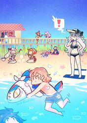  5boys 6+girls :&gt; anna_(fire_emblem) aqua_(fire_emblem_if) beach blue_sky camilla_(fire_emblem_if) chibi elise_(fire_emblem_if) fire_emblem fire_emblem:_kakusei fire_emblem_if fish hinoka_(fire_emblem_if) krom leon_(fire_emblem_if) marx_(fire_emblem_if) multiple_boys multiple_girls my_unit my_unit_(fire_emblem:_kakusei) my_unit_(fire_emblem_if) nintendo olivinearc pier ryouma_(fire_emblem_if) sakura_(fire_emblem_if) sand seashell shell sky spoken_! starfish takumi_(fire_emblem_if) underwater water 