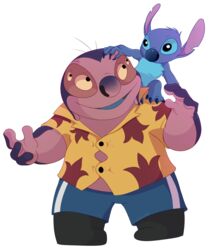  2018 4_eyes 4_fingers 4_toes alien aloha_shirt alpha_channel ambiguous_gender black_eyes blue_body blue_claws blue_fur blue_nose blue_tongue bottomwear carrying_another chest_tuft claws clothed clothing digital_drawing_(artwork) digital_media_(artwork) disney duo experiment_(disambiguation) experiment_(lilo_and_stitch) feet fingers fur head_tuft hi_res jumba_jookiba kweltikwan lilo_and_stitch looking_at_another male multi_eye notched_ear on_shoulder open_mouth open_smile outline overweight pattern_clothing pattern_shirt pattern_topwear purple_body purple_skin shirt shorts signature simple_background size_difference smile standing stitch_(lilo_and_stitch) toe_claws toes tongue topwear transparent_background tuft xgglitch yellow_sclera 