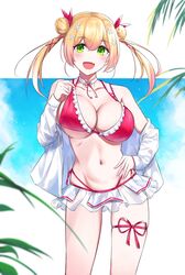  bikini garter hololive momosuzu_nene sateridas swimsuits 