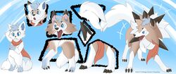  absurd_res anthro anthro_to_feral blue_eyes blue_hair brown_body brown_fur canid canine claws dinodoggo fangs feral fur generation_7_pokemon hair hi_res lycanroc mammal mid_transformation midday_lycanroc nintendo open_mouth pokemon pokemon_(species) scarf solo species_transformation teeth toe_claws transformation transformation_sequence tuft white_body white_fur 