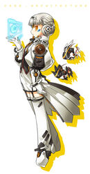  boots code:_architecture_(elsword) commentary_request elsword eve_(elsword) expressionless female forehead_jewel full_body gloves highres moby_(elsword) official_art photoshop_(medium) profile puffy_sleeves remy_(elsword) ress short_hair skirt solo tachi-e thigh_boots thighhighs white_background white_footwear white_gloves white_hair white_skirt yellow_eyes 