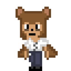  1:1 animated anthro bottomwear cloth clothing deer denim denim_bottomwear denim_clothing digital_media_(artwork) finally_faded jeans leo_(finally_faded) looking_at_viewer male mammal new_world_deer pants pixel_(artwork) pixel_animation pudu shirt short_playtime solo ta_tho tired_eyes topwear 